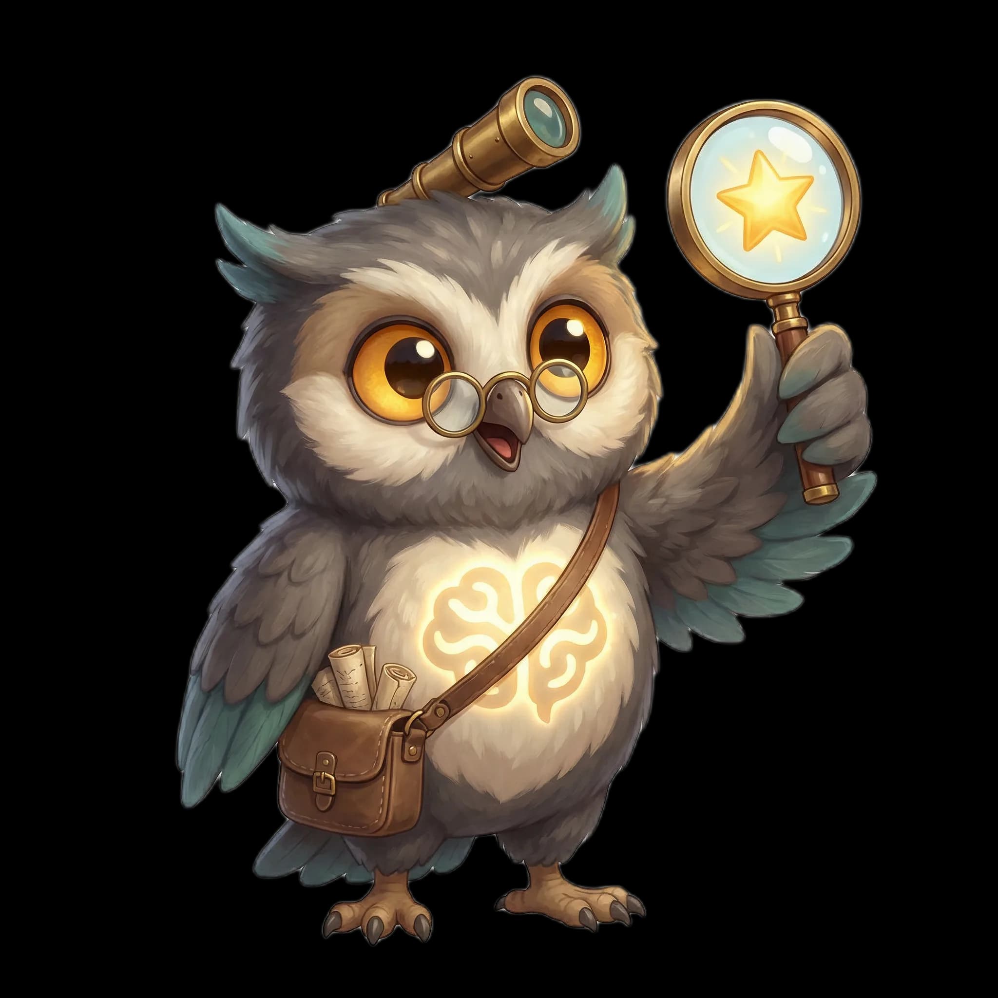 Scout the owl having a eureka moment — you don't need an agency