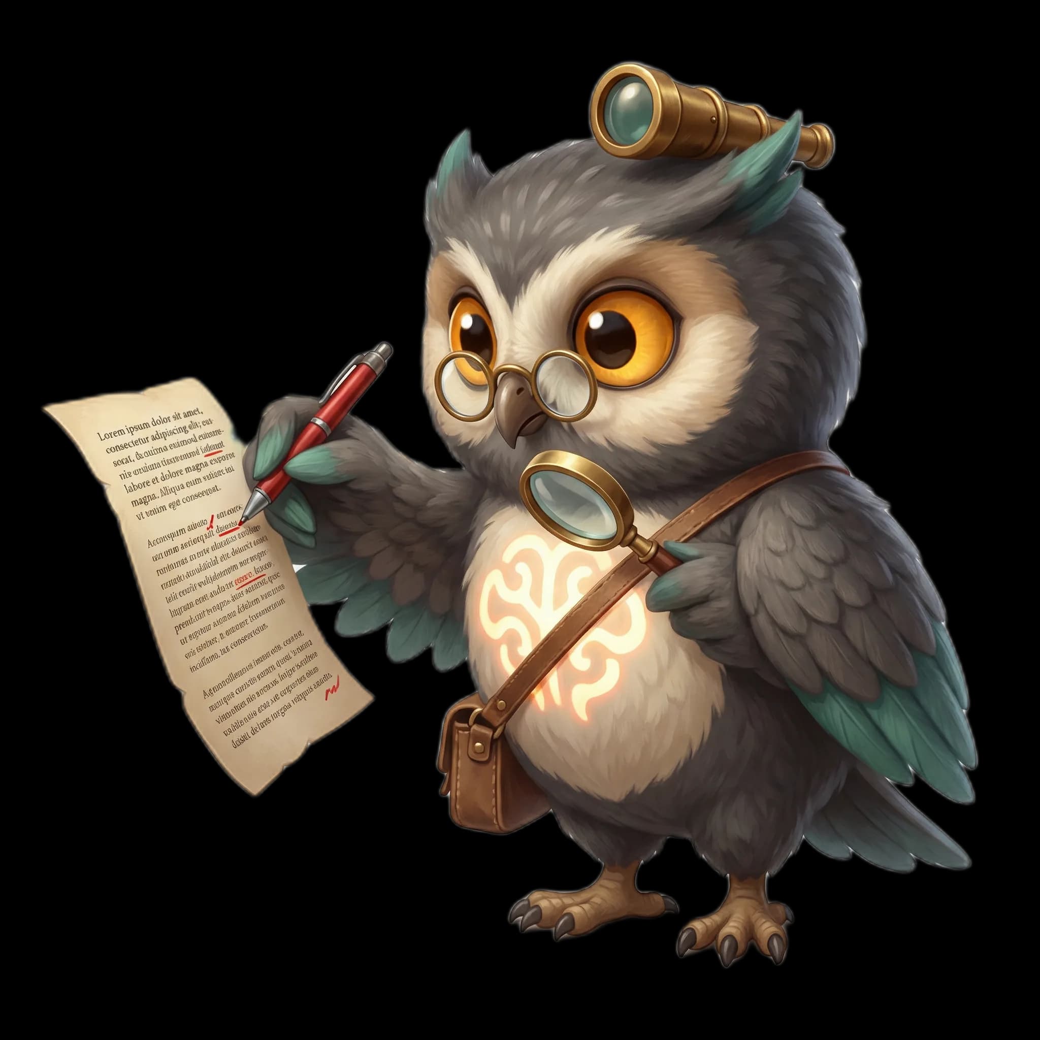 Scout the owl optimizing article text
