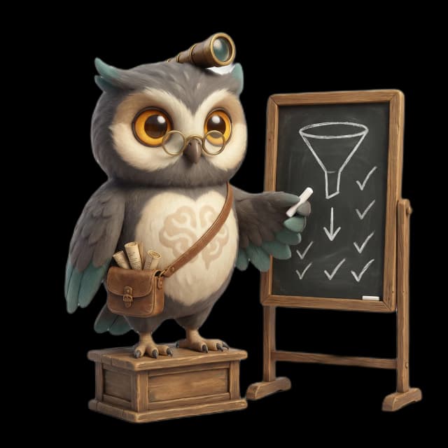 Scout le hibou expliquant les concepts de Contextter